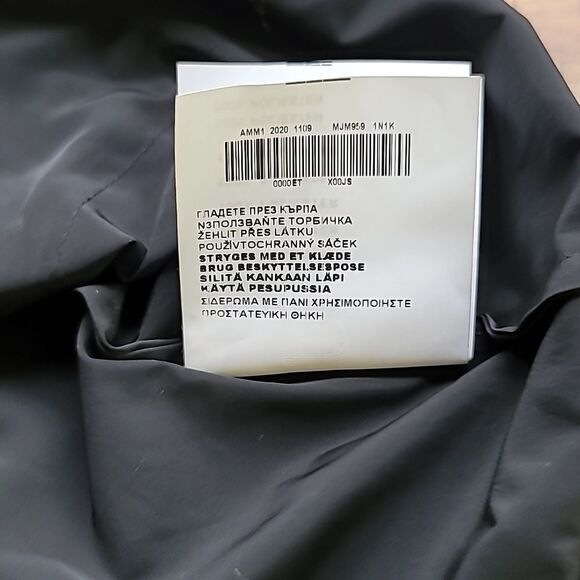 Miu Miu Technical Fabric Black  Sleeveless Vest/Dress with Gold Zipper Detail. - Picture 15 of 16